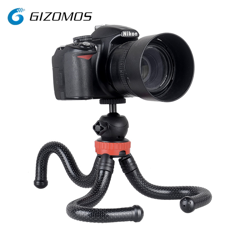 Gizomos GP-03ST 八爪鱼三脚架单反微单相机手机三角架迷你便携自拍章鱼支架